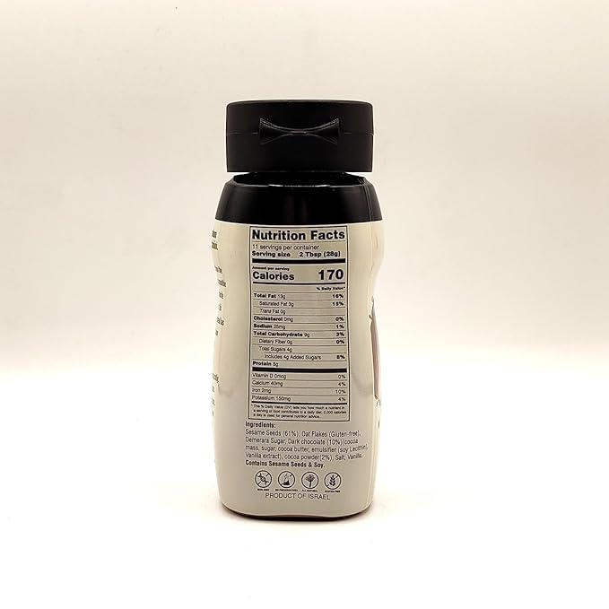 Krinos Chocolate Tahini, Healthy chocolate spread, Gluten-free tahini, Rich in vitamins B and E