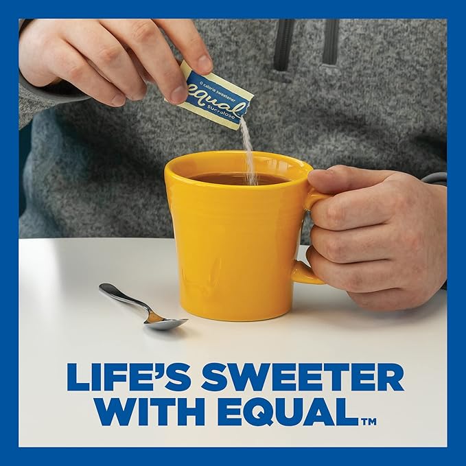 EQUAL Yellow 0 Calorie Sweetener, Sucralose Sugar Substitute, Zero Calorie Sugar Alternative