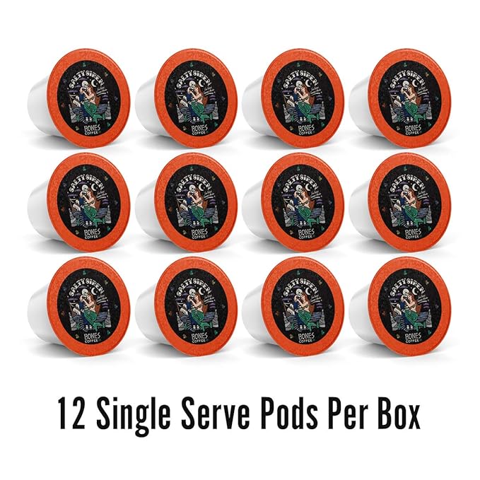 Bones Coffee Company Flavored Coffee Bones Cups Salty Siren Caramel Chocolate | 12ct Single-Serve