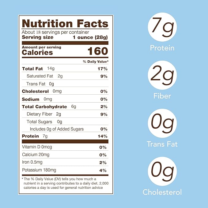 FERIDIES Unsalted Virginia Peanuts Cooked in Pure Peanut Oil, Cholesterol-Free, Ou Kosher, Non-Gmo