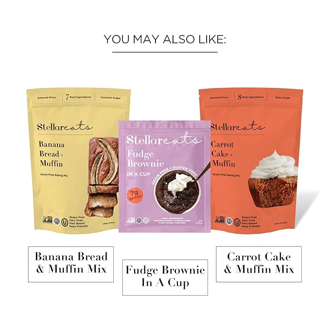 Stellar Eats Grain-Free Coffee Cake Baking Mix | Gluten-Free, Dairy-Free, Plant-Based