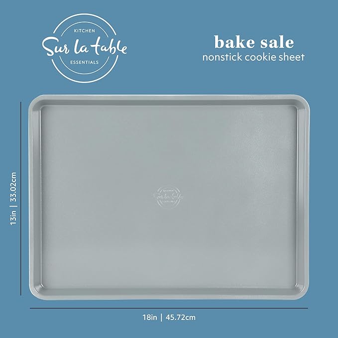 Sur La Table Kitchen Essentials Bake Sale Large 18 X 13 Inch PFA Free Ceramic Nonstick