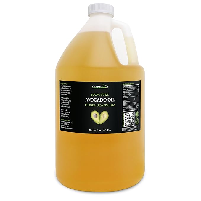 GreenIVe Avocado Oil Naturally Grown 100% Pure Natural without Additives, Clean, Cold Pressed