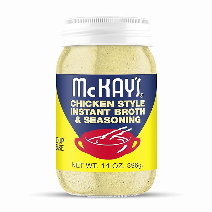 McKay's Chicken Flavored Soup Seasoning, Gluten Free, Vegetarian Instant Broth, Bullion Powdered