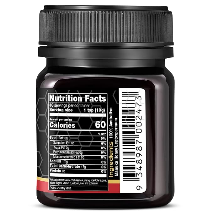 Nature’s Gold Raw Manuka Honey, Certified High MGO | Authentic MGO, 100% Pure Genuine Traceable