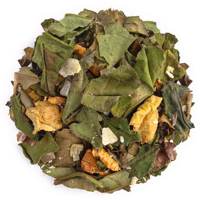 Teabloom Organic White Tea, White Vanilla Nougat Loose Leaf Tea, Sweet and Satisfying with Vanilla