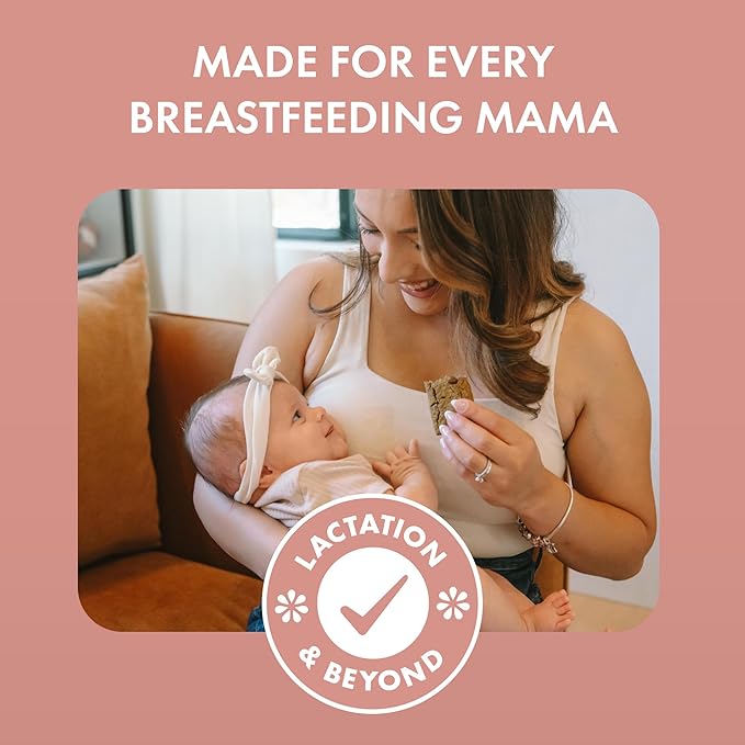 Boobie Bar Superfood Oatmeal Chocolate Chip Lactation Bar for Breastfeeding Moms to Increase Milk