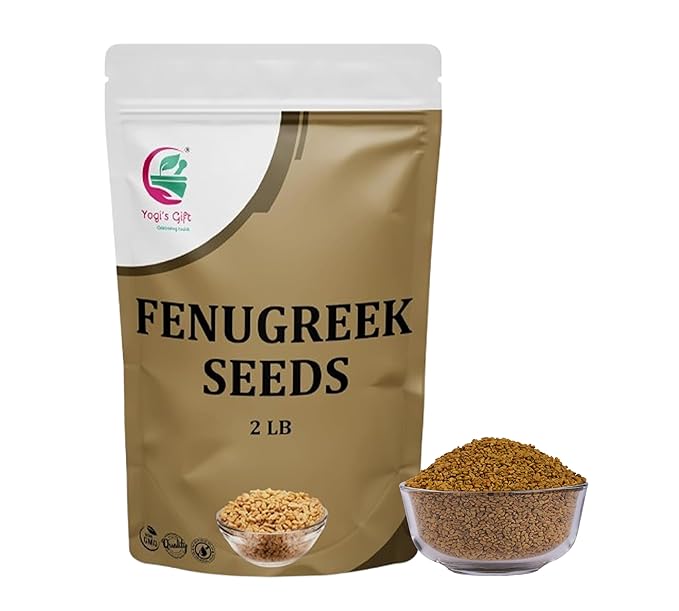 Fenugreek Seeds 2 LB, 100% Pure & Natural, Perfect for Cooking, Herbal Uses and Overall Wellness, 2
