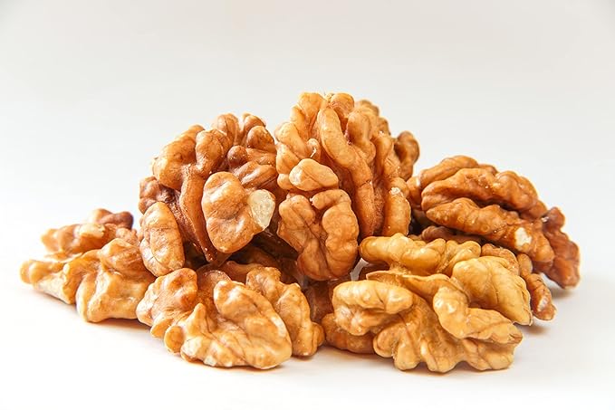 Oven Roasted California Salted Walnuts with Himalayan Salt and A Drizzle of Oil - Great Source of