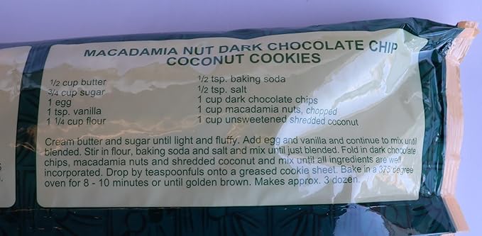 Hamakua Macadamia Nuts - No Salt Baking Macadamias (1.25 lb) - Natural Eco-Friendly Large Hawaiian