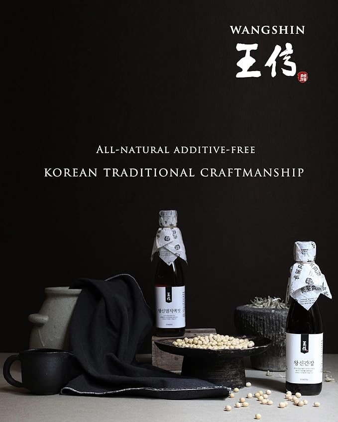 Wangshin Fish Sauce (10 fl oz/Aged 2 years) - Anchovy and Salt Fermented in a Korean Traditional