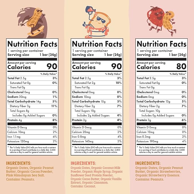 Skout Organic Kids Snack Bar Variety Pack (36 Pack) | Organic Kids Snack Bars | Plant-Based
