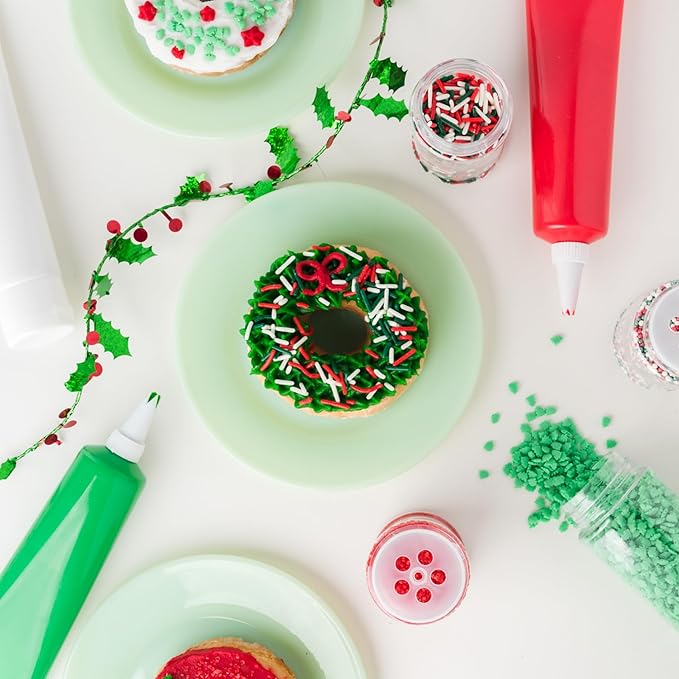 Sweets Indeed, Christmas Sprinkles, 4 Pack, Holiday Edible Sprinkle Mix, Perfect for Cake