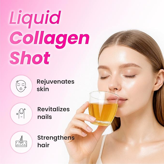 CJ Wellcare Innerb Glowshot Collagen (10.1 fl oz, 6 Servings) - Marine Liquid Collagen for Women
