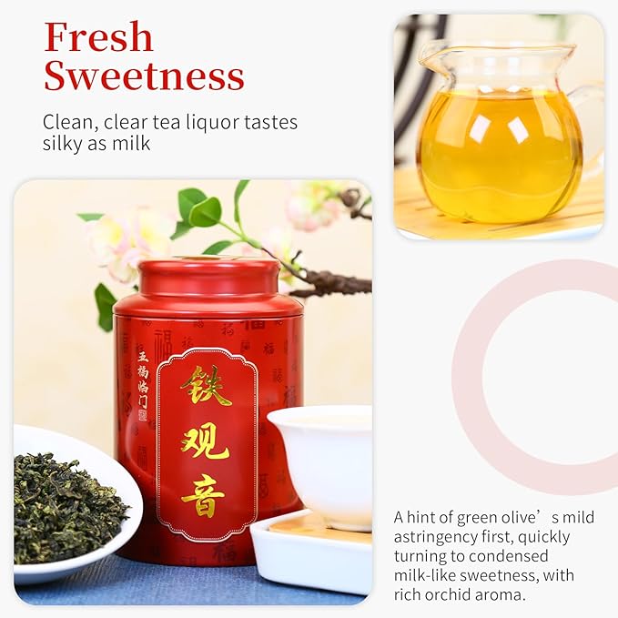 CHADUODUO Tie Guan Yin Oolong Tea Loose Leaf High Mountain Iron Goddess Of Mercy Tea Fujian Anxi