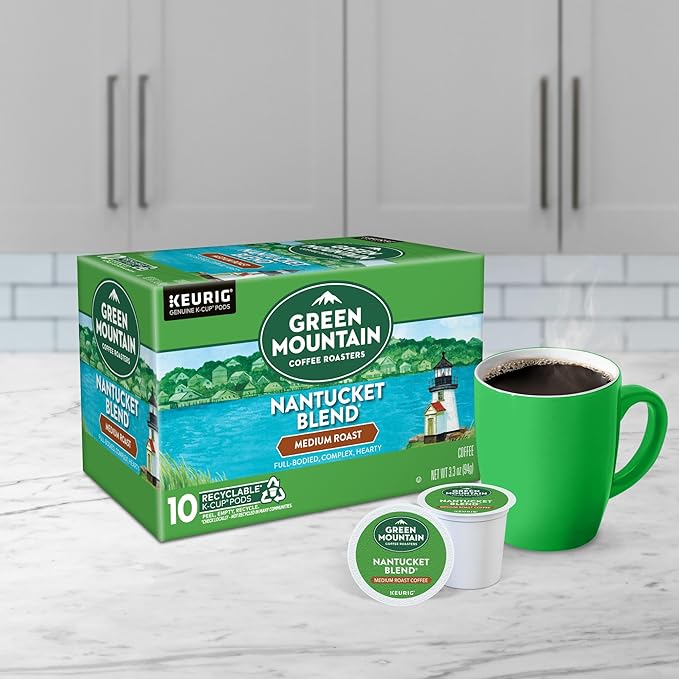 Green Mountain Coffee Roasters Nantucket Blend, Keurig Single Serve K-Cup Pods, Medium Roast