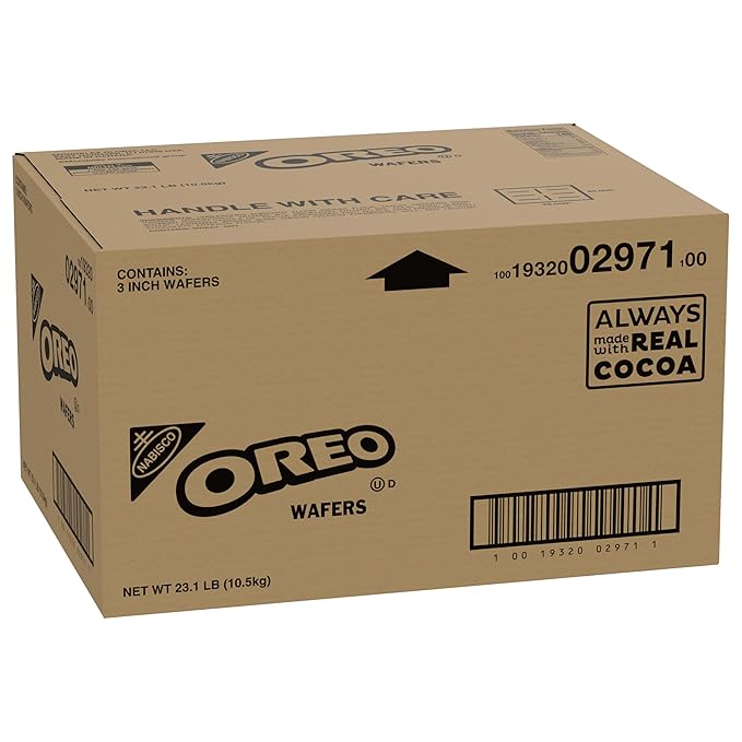 OREO 3-inch Chocolate Wafers. 23.1 lb Box