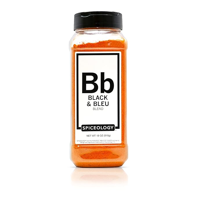 Spiceology – Black & Bleu Cajun Seasoning – Gourmet Blend of Real Bleu Cheese & Blackening Spices