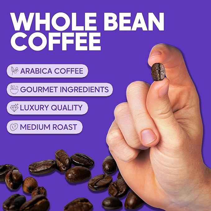 Sarasota Coffee Whole Bean Chocolate Raspberry | Medium Roast Gourmet Flavored Coffee Beans | Low