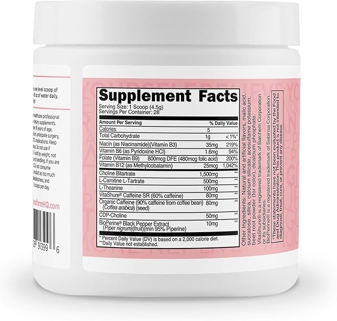 TransformHQ Boost Shot (28 Servings, Cotton Candy) | Energy Without The Crash - Gluten Free, Non-GMO