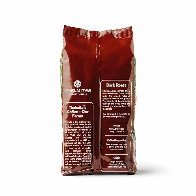 Dark Roast, Honduran Coffee, Whole Bean ??Single Origin, Single Estate, Specialty Beans ??Intense