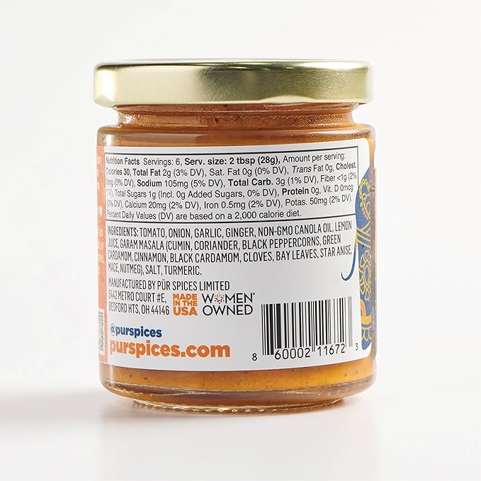 PUR Spices Tasty Gift Box I Set of Three Hot Sauces and Cooking Pastes I Recipe Card and Jar Opener
