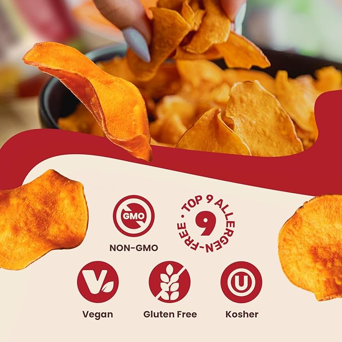 Jackson???Sweet Potato Kettle Chips with Sea Salt made with Premium Avocado Oil (1.5 Ounce, Pack of