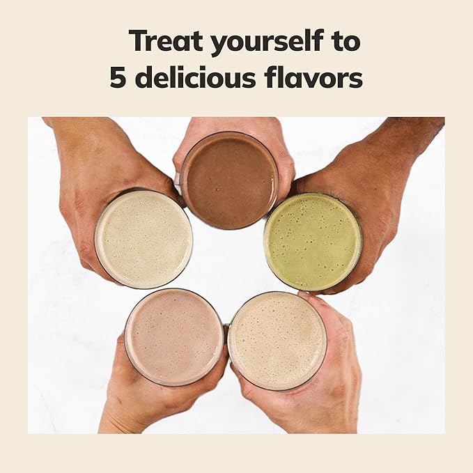 Ka?™Chava All-In-One Nutrition Shake Blend, 5 Flavor Sample Pack, 5 Servings, 85+ Superfoods &