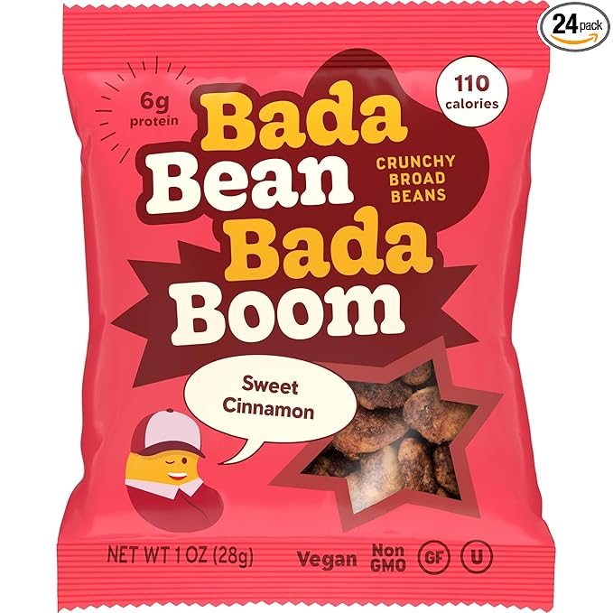 Enlightened Bada Bean Bada Boom - Plant-Based Protein, Gluten Free, Vegan, Crunchy Roasted Broad