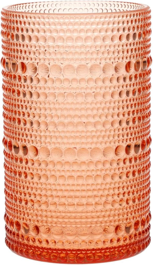 FORTESSA Orbetto Outdoor Hobnail Plastic Drinkware, 13 Ounce Iced Beverage Cocktail Glass (Set of