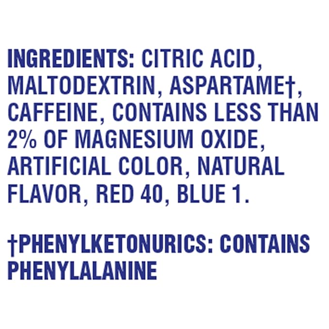 Crystal Light Grape Naturally Flavored Powdered Drink Mix with Caffeine, 120 ct Pack, 4 Boxes of 30