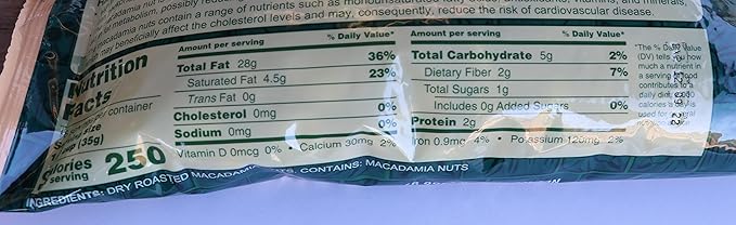 Hamakua Macadamia Nuts - No Salt Baking Macadamias (1.25 lb) - Natural Eco-Friendly Large Hawaiian