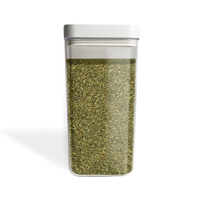 Minimalist Basil Leaves (6.4 oz) Cut & Sifted Cooking Herb, Aromatic, Reusable Packaging
