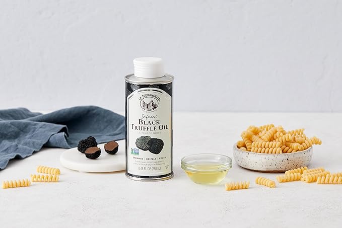 La Tourangelle, Black Truffle Oil, Complex Gourmet Earthy Flavor for Drizzling over Pasta, Popcorn
