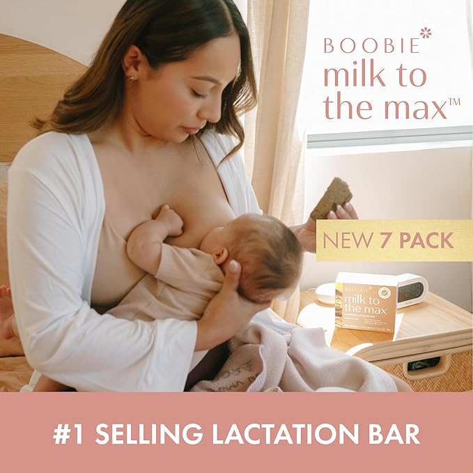 Boobie Bar Superfood Peanut Butter Lactation Bar for Breastfeeding Moms to Increase Milk Supply |