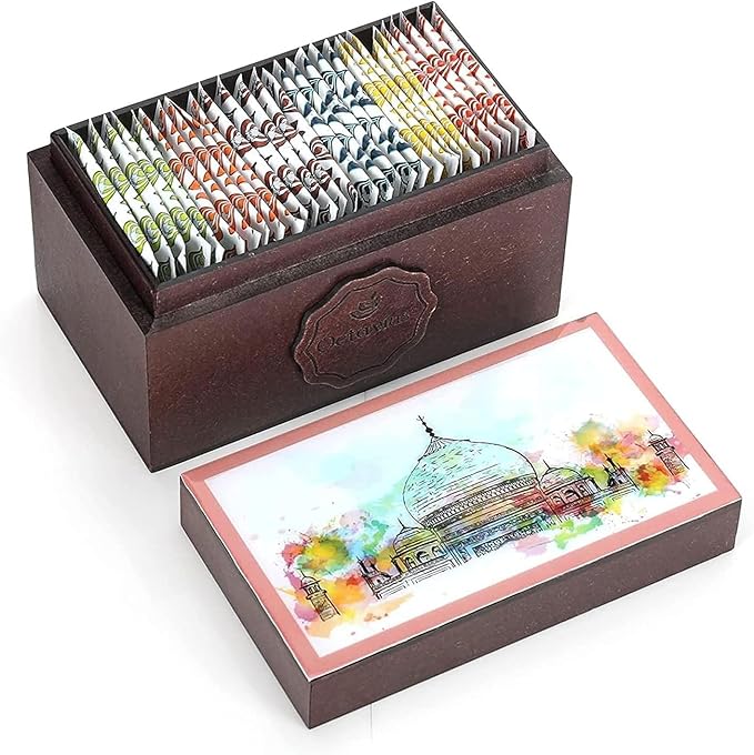 Octavius Assorted Tea Gift Set | 6 Flavored Black & Green Teas | 30 Premium Teabags in Each Box |