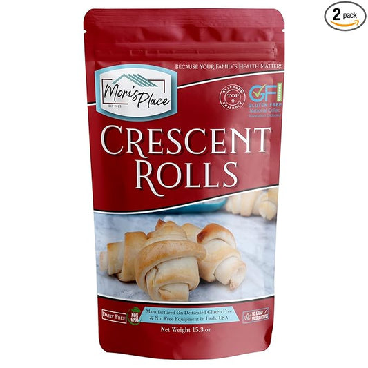 Mom's Place Gluten-Free Crescent Roll Mix, Soft & Fluffy Rolls, Dairy Free, Nut Free, Soy Free