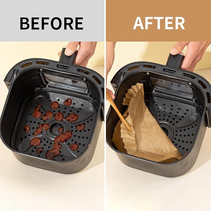 Ninja Air Fryer Liners Disposable, Ninja Dual Air Fryer Liners,150PCS Rectangle Air Fryer