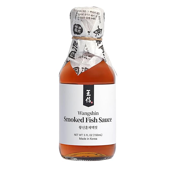 Wangshin Smoked Fish Sauce (5 fl oz/Aged 2 years) - Anchovy and Salt Fermented in a Korean