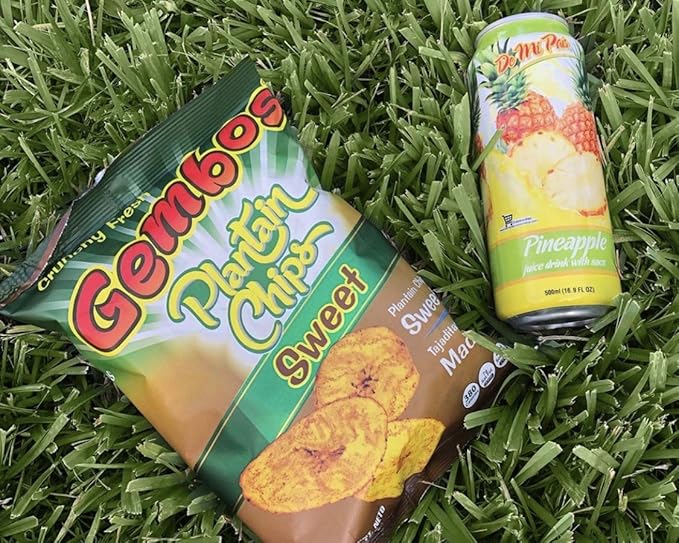 Gembos Sweet Maduritos Plantain Chips - Deliciously Sweet Plantains Snack, Perfect for Vegan Snack