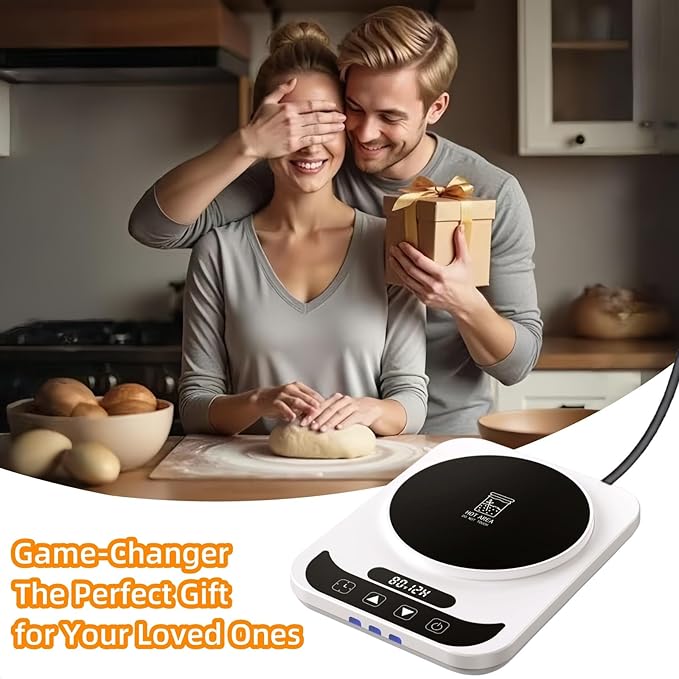 Sourdough Starter Warmer Mat - 12H Timer & Precise 1°F Thermostat (70-100°F) - Auto On/Off - Fits