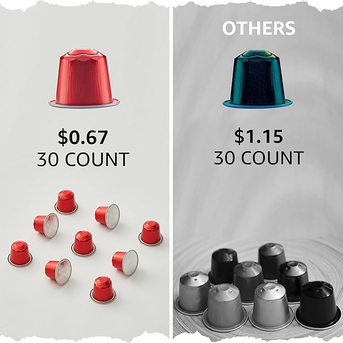 Cellini Caffè Cremoso Aluminum Nespresso Pods, 30 Count, Medium Roast Coffee Capsules, 100%