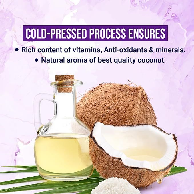 Parachute Advansed SkinPure 100% Organic Extra Virgin Coconut Oil with Vitamin E & F |Face & Body