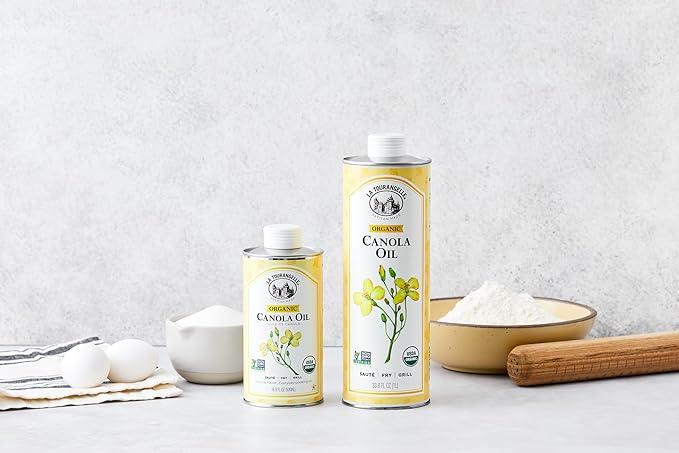 La Tourangelle, Organic Canola Oil, Expeller-Pressed Non-GMO Canola Seeds, Pesticide and Chemical