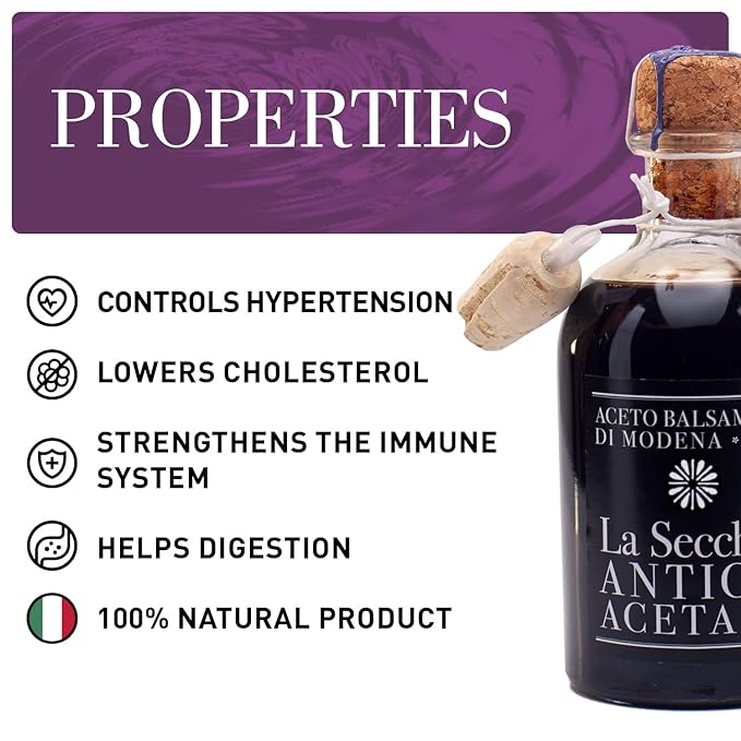 La Secchia - Balsamic Vinegar of Modena PGI "Due Stelle", Aged in 8 Oak Barrels, Medium-Low