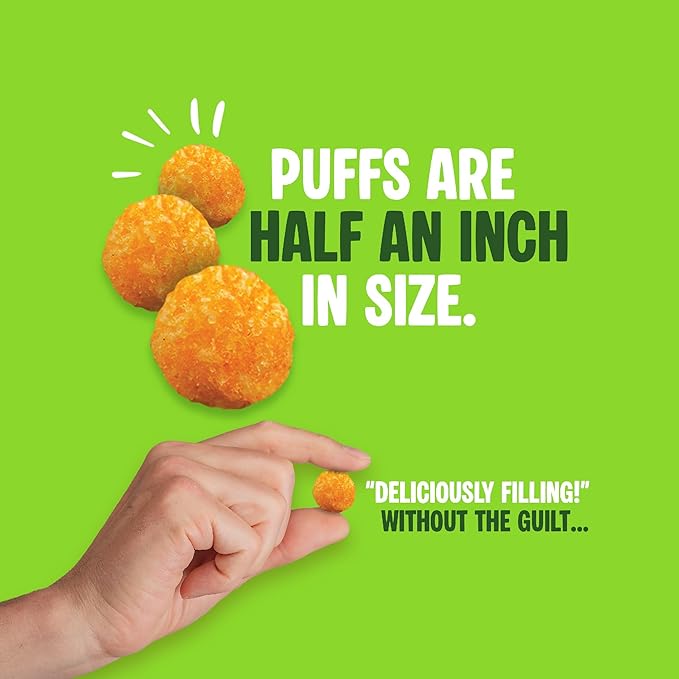 Twin Peaks Protein Puffs - (Jalapeno Cheddar), Keto Friendly, Low Carb Snack (300g, 21g Protein, 2g