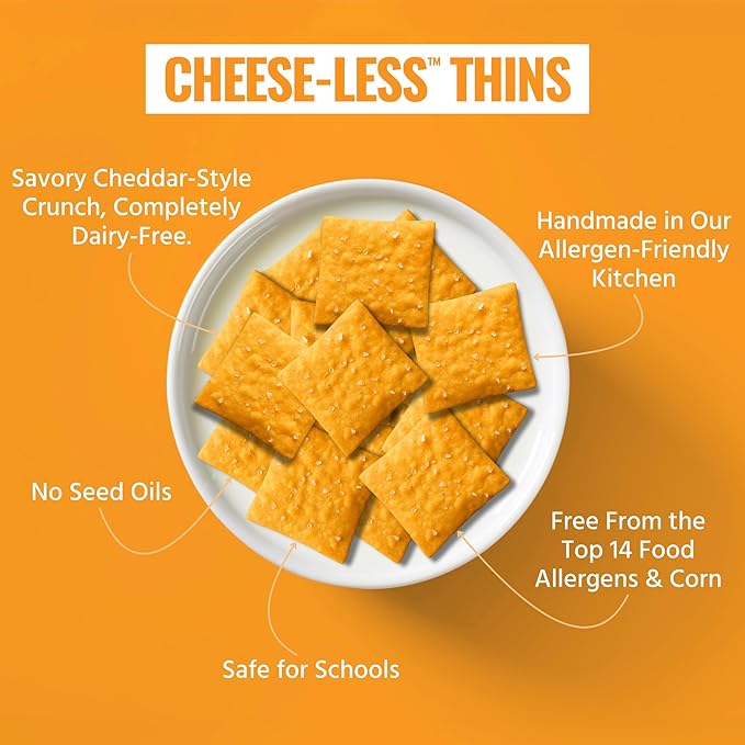 Every Body Eat Snack Thins, Allergen Friendly, Vegan, Gluten Free and Dairy Free (6 Count