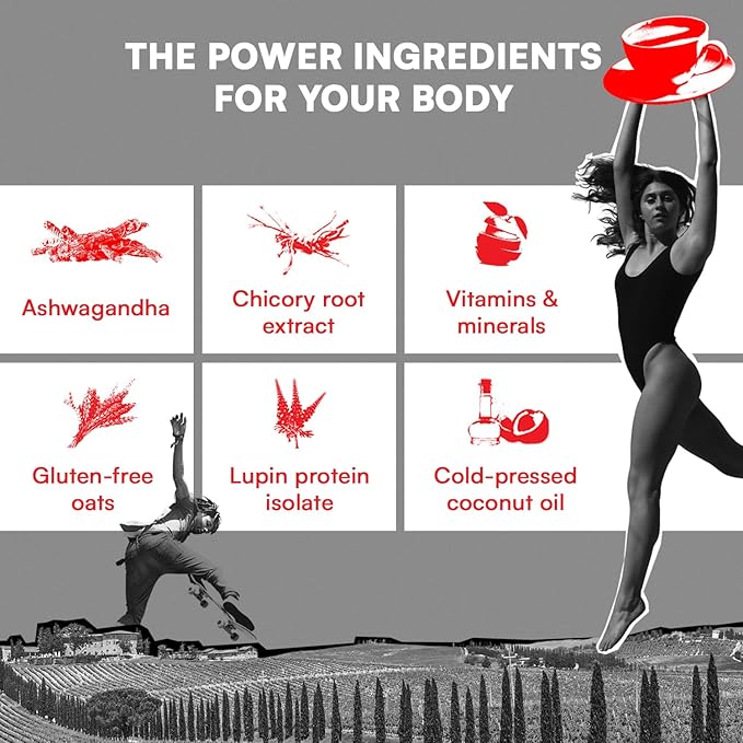 Calm & Recovery (11 servings) - Instant Coffee - 100% caffeine-free with Ashwagandha & Magnesium