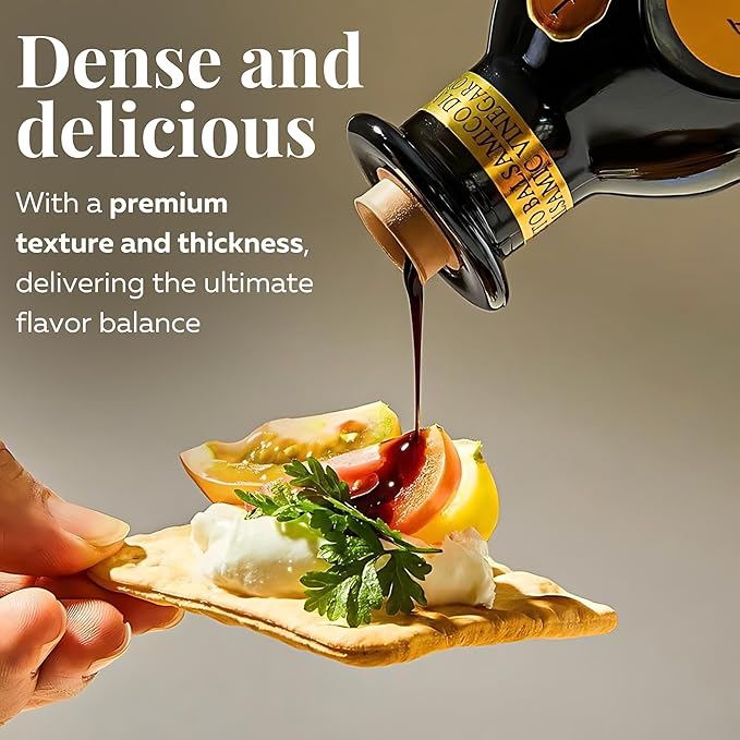 Balsamic Vinegar of Modena 8.45 fl.oz. (250ml), FONDO MONTEBELLO IGP-Certified, Dense and Delicious