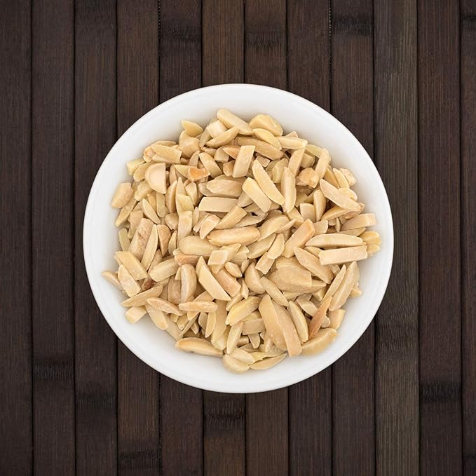 Organic Blanched Slivered Almonds, 25 Pounds – Non-GMO, Raw, Unpasteurized, Unsalted, Vegan, Keto